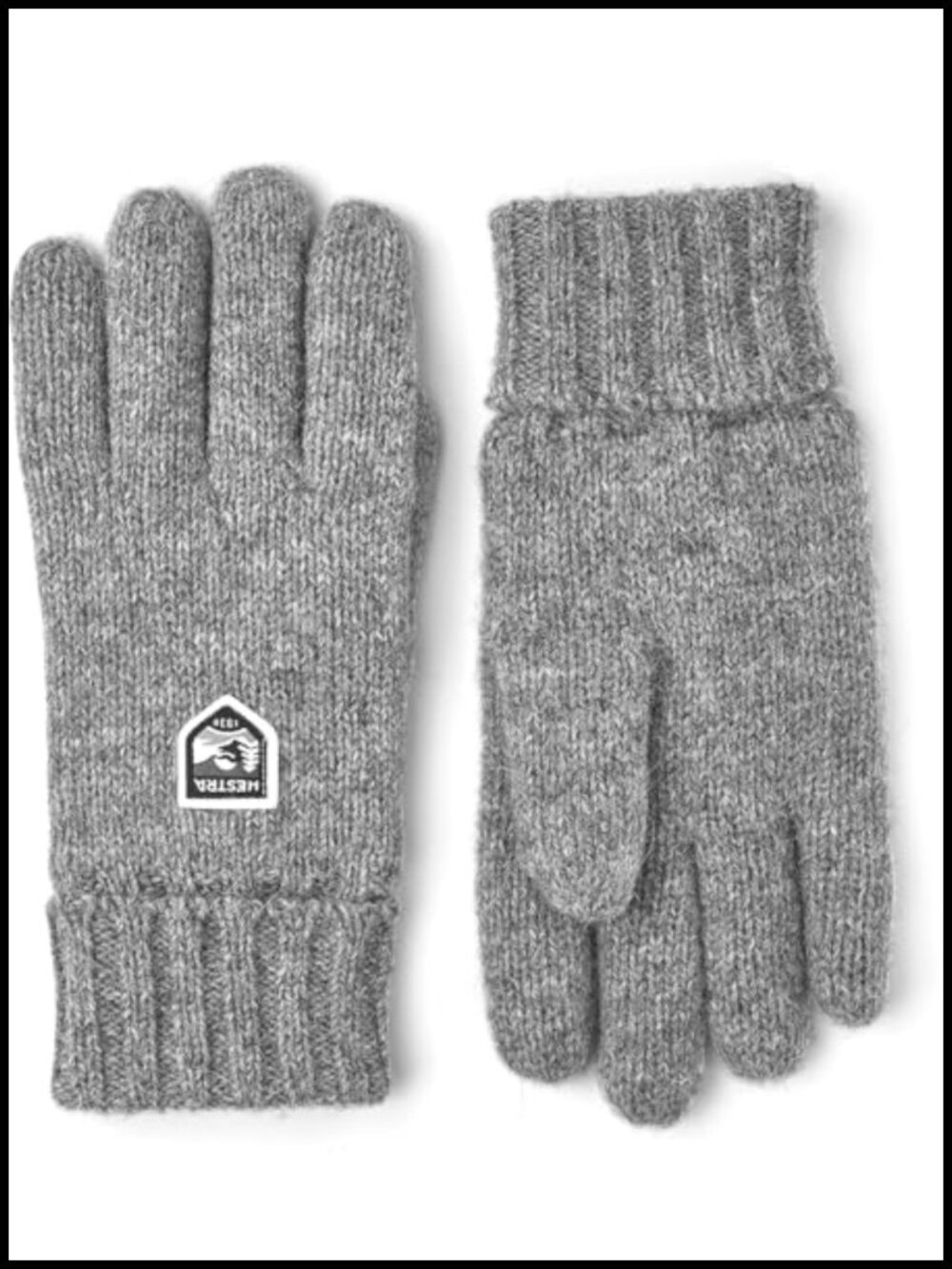Hestra Unisex Basic Wool 5-Finger Glove Winter Insulated